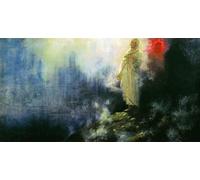 YIMACBJXX Famous Painting Pictures Paintings Artwork For Walls Follow Me Enemy by Il'ya Repin Vintage Wall Art for Home Decor 60x90cm