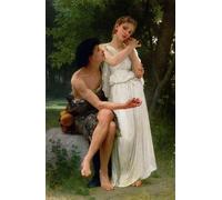 YIMACBJXX Famous Painting Pictures Paintings Artwork For Walls Maternal Admiration by William Adolphe Bouguereau Vintage Wall Art for Home Decor 60x90cm