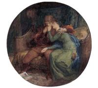 YIMACBJXX Famous Painting Pictures Paintings Artwork For Walls Paolo and Francesca by Frank Dicksee Vintage Wall Art for Home Decor 60x90cm