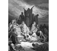 YIMACBJXX Famous Painting Pictures Paintings Artwork For Walls Plague of Jerusalem Engraving by Gustave Dore Vintage Wall Art for Home Decor 60x90cm