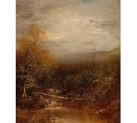 YIMACBJXX Famous Painting Pictures Paintings Artwork For Walls Pool in the Adirondacks by Ralph Albert Blakelock Vintage Wall Art for Home Decor 60x90cm