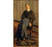 YIMACBJXX Famous Painting Pictures Paintings Artwork For Walls Portrait Minna Tube by Max Beckmann Vintage Wall Art for Home Decor 60x90cm