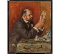 YIMACBJXX Famous Painting Pictures Paintings Artwork For Walls Portrait of Ambroise Vollard by Pierre Auguste Renoir Vintage Wall Art for Home Decor 60x90cm