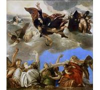 YIMACBJXX Famous Painting Pictures Paintings Artwork For Walls Saint Mark Rewarding the Theological Virtues by Paolo Veronese Vintage Wall Art for Home Decor 60x90cm
