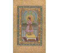 YIMACBJXX Famous Painting Pictures Paintings Artwork For Walls Shah Jahan on a Terrace Holding a Pendant with His Portrait by Famous Artist Vintage Wall Art for Home Decor 60x90cm