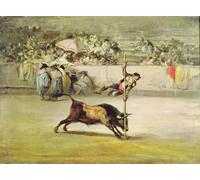 YIMACBJXX Famous Painting Pictures Paintings Artwork For Walls the Agility and Audacity of Juanito Apinani At the Madrid by Francisco De Goya Vintage Wall Art for Home Decor 60x90cm
