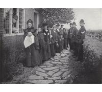 YIMACBJXX Famous Painting Pictures Paintings Artwork For Walls the Biddenden Maids Charity Distributing Bread and Cheese by J Benjamin Stone Vintage Wall Art for Home Decor 60x90cm