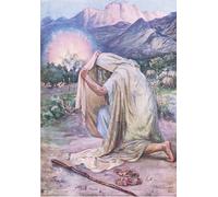 YIMACBJXX Famous Painting Pictures Paintings Artwork For Walls the Burning Bush by Robert Payton Reid Vintage Wall Art for Home Decor 60x90cm
