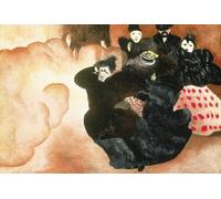 YIMACBJXX Famous Painting Pictures Paintings Artwork For Walls The Gale by Felix Edouard Vallotton Vintage Wall Art for Home Decor 60x90cm