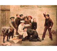 YIMACBJXX Famous Painting Pictures Paintings Artwork For Walls the Spanking by Paul Charles Chocarne-moreau Vintage Wall Art for Home Decor 60x90cm