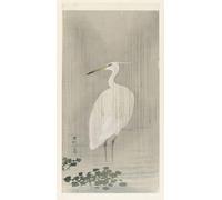 YIMACBJXX Famous Painting Pictures Paintings Artwork For Walls Two Doves on Autumn Branch by Ohara Koson Vintage Wall Art for Home Decor 60x90cm