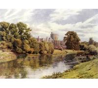 YIMACBJXX Famous Painting Pictures Paintings Artwork For Walls Windsor Castle by Alfred Robert Quinton Vintage Wall Art for Home Decor 60x90cm