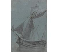 YIMACBJXX Famous Painting Poster Artworks Posters And Prints a Coastal Barge by Famous Painter Canvas Artwork Print for Home Decor 60x90cm