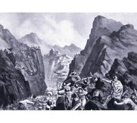 YIMACBJXX Famous Painting Poster Artworks Posters And Prints Annihilation of the Greek Army by John Harris Valda Canvas Artwork Print for Home Decor 60x90cm