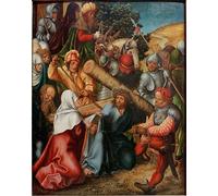 YIMACBJXX Famous Painting Poster Artworks Posters And Prints Crucifixion by Lucas Cranach the Elder Canvas Artwork Print for Home Decor 60x90cm