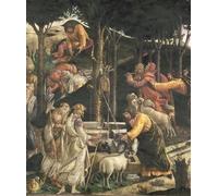 YIMACBJXX Famous Painting Poster Artworks Posters And Prints Detail of the youth of moses in the sistine chapel by Sandro Botticelli Canvas Artwork Print for Home Decor 60x90cm