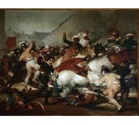YIMACBJXX Famous Painting Poster Artworks Posters And Prints El Dos De Mayo May or the Charge of the Mamluk by Francisco De Goya Canvas Artwork Print for Home Decor 60x90cm