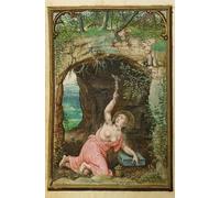YIMACBJXX Famous Painting Poster Artworks Posters And Prints Folio From a Miniature Book of Hours by Simon Bening Canvas Artwork Print for Home Decor 60x90cm