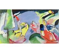 YIMACBJXX Famous Painting Poster Artworks Posters And Prints Improvisation Xiv by Wassily Kandinsky Canvas Artwork Print for Home Decor 60x90cm