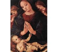 YIMACBJXX Famous Painting Poster Artworks Posters And Prints Lady Del Cardellino by Liberale Da Verona Canvas Artwork Print for Home Decor 60x90cm