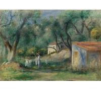 YIMACBJXX Famous Painting Poster Artworks Posters And Prints Le Cannet by Pierre Auguste Renoir Canvas Artwork Print for Home Decor 60x90cm