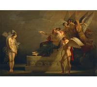 YIMACBJXX Famous Painting Poster Artworks Posters And Prints Legend of Cupid and Psyche by Angelica Kauffmann Canvas Artwork Print for Home Decor 60x90cm