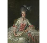 YIMACBJXX Famous Painting Poster Artworks Posters And Prints Marie Rinteau Called Mademoiselle De Verrières by Francois Hubert Drouais Canvas Artwork Print for Home Decor 60x90cm