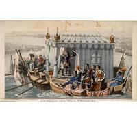YIMACBJXX Famous Painting Poster Artworks Posters And Prints Meeting of Emperors Alexander I of Russia and Napoleon I of France At the Neman by Jean Baptiste Debret for Home Decor 60x90cm
