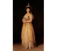 YIMACBJXX Famous Painting Poster Artworks Posters And Prints Portrait of Queen Maria Luisa Wife of King Charles Iv of Spain by Francisco De Goya Canvas Artwork Print for Home Decor 60x90cm