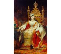 YIMACBJXX Famous Painting Poster Artworks Posters And Prints Queen Victoria Andalbert's Family in by Xavier Winterhalter Canvas Artwork Print for Home Decor 60x90cm