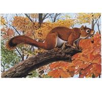 YIMACBJXX Famous Painting Poster Artworks Posters And Prints Red Squirrel Will Tongue Lash a Mighty Animal by Louis Agassiz Fuertes Canvas Artwork Print for Home Decor 60x90cm