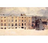 YIMACBJXX Famous Painting Poster Artworks Posters And Prints Study for the Eidometropolis the Mills by Thomas Girtin Canvas Artwork Print for Home Decor 60x90cm