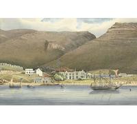 YIMACBJXX Famous Painting Poster Artworks Posters And Prints the Admiral House Simon's Townape of Good Hope by Lt Humphrey Julian Canvas Artwork Print for Home Decor 60x90cm