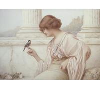YIMACBJXX Famous Painting Poster Artworks Posters And Prints the Captive's Return by Henry Ryland Canvas Artwork Print for Home Decor 60x90cm