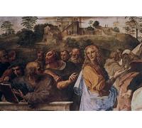 YIMACBJXX Famous Painting Poster Artworks Posters And Prints the Disputation on the Holy Sacrament Detail by Raffaello Sanzio Raphael Canvas Artwork Print for Home Decor 60x90cm