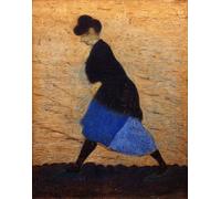 YIMACBJXX Famous Painting Poster Artworks Posters And Prints the Fisherman's Wife by Leon Spilliaert Canvas Artwork Print for Home Decor 60x90cm