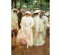 YIMACBJXX Famous Painting Poster Artworks Posters And Prints the Gardens of Paris or the Beauties of the Night by Jean Beraud Canvas Artwork Print for Home Decor 60x90cm