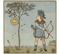 YIMACBJXX Famous Painting Poster Artworks Posters And Prints the Little Cock Bird by Walter Crane Canvas Artwork Print for Home Decor 60x90cm