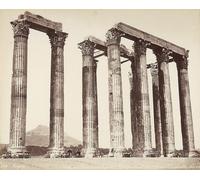 YIMACBJXX Famous Painting Poster Artworks Posters And Prints the Olympeion or Temple of the Olympian Zeus on the Acropolis Athens by Félix Bonfils Canvas Artwork Print for Home Decor 60x90cm