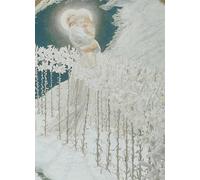 YIMACBJXX Famous Painting Poster Artworks Posters And Prints Virgin of the Lilies by Carlos Schwabe Canvas Artwork Print for Home Decor 60x90cm