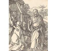 YIMACBJXX Famous Painting Wall Art Decor Canvas Picture Wall Christ Taking Leave From His Mother Probably by Albrecht Dürer Graffiti Art Pictures for Home Decor 60x90cm