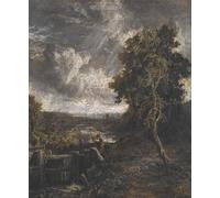 YIMACBJXX Famous Painting Wall Art Decor Canvas Picture Wall East Bergholt Lock on Stour by John Constable Graffiti Art Pictures for Home Decor 60x90cm