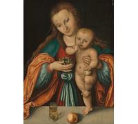 YIMACBJXX Famous Painting Wall Art Decor Canvas Picture Wall Luther Lithograph by Lucas Cranach the Elder Graffiti Art Pictures for Home Decor 60x90cm