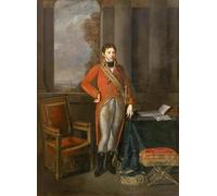 YIMACBJXX Famous Painting Wall Art Decor Canvas Picture Wall Napoleon Bonaparte As First Consul Before a View of Antwerp by Jean Baptiste Greuze Graffiti Art Pictures for Home Decor 60x90cm