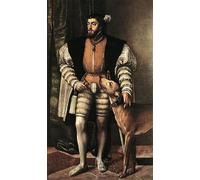 YIMACBJXX Famous Painting Wall Art Decor Canvas Picture Wall Portrait of Emperor Charles V Jacob Seisenegger Graffiti Art Pictures for Home Decor 60x90cm