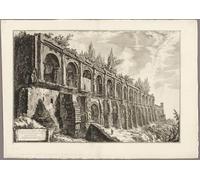 YIMACBJXX Famous Painting Wall Art Decor Canvas Picture Wall Remains of the Villa of Maecenas At Tivoli by Battista Piranesi Graffiti Art Pictures for Home Decor 60x90cm