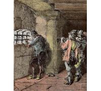 YIMACBJXX Famous Painting Wall Art Decor Canvas Picture Wall Representation of the Iron Imprisoned on the Island by Alphonse Marie De Neuville Graffiti Art Pictures for Home Decor 60x90cm