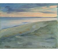 YIMACBJXX Famous Painting Wall Art Decor Canvas Picture Wall The Beach by Peder Severin Krøyer Graffiti Art Pictures for Home Decor 60x90cm