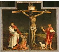 YIMACBJXX Famous Painting Wall Art Decor Canvas Picture Wall the Crucifixion From the Isenheim Altarpiece by Matthias Grünewald Graffiti Art Pictures for Home Decor 60x90cm
