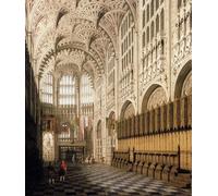 YIMACBJXX Famous Painting Wall Art Decor Canvas Picture Wall The Interior of Henry VIIs Chapel in Westminster Abbey by Antonio Canal Graffiti Art Pictures for Home Decor 60x90cm